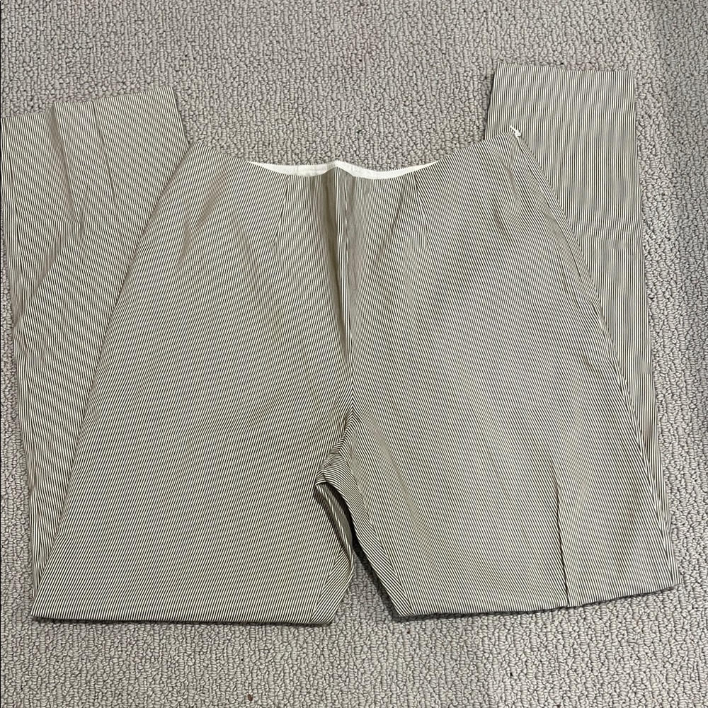 Worth Women's Gray Striped Pants